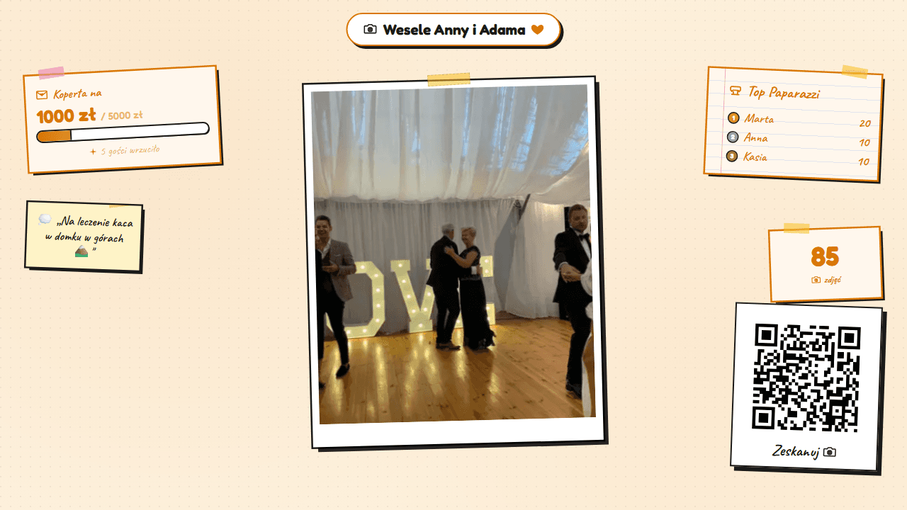 Live Wall preset — golden-hour